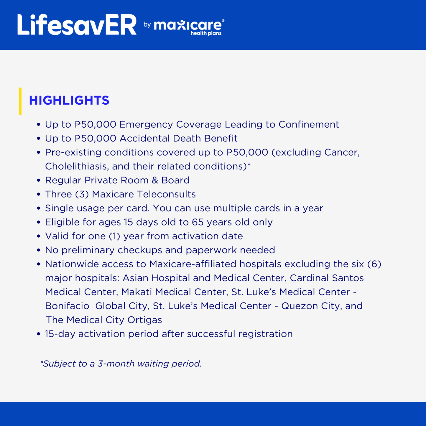 Maxicare LifesavER Pro